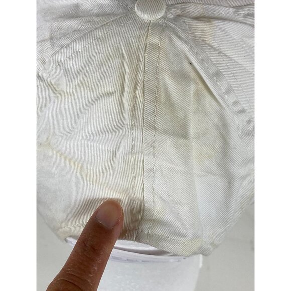 Vintage Mercedes Benz Logo Patch Snapback Hat Cap White F249 - Picture 7 of 8